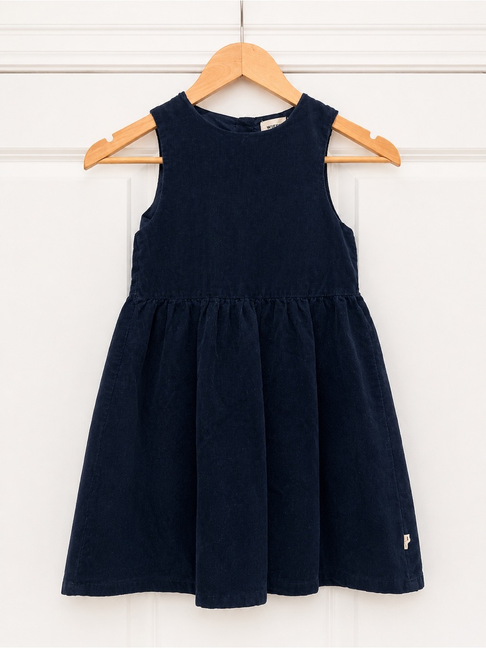 WHEAT KIDS Girls' Sleeveless Navy Dress